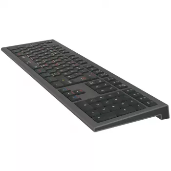 Logickeyboard LKB-OSX-A2M-DE näppäimistö USB QWERTZ saksa musta (LKB-OSX-A2M-DE)