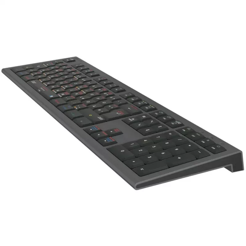 Logickeyboard LKB-OSX-A2M-DE näppäimistö USB QWERTZ saksa musta (LKB-OSX-A2M-DE)