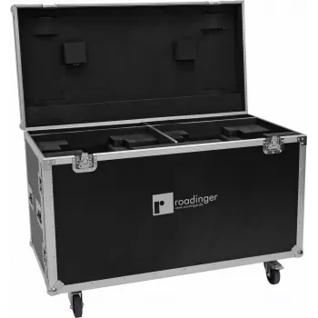 Roadinger flightcase 2× DMH-640 pyörillä – suojaava kuljetuslaukku