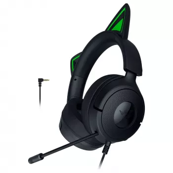 Johdollinen pelikuulokemikrofoni Razer Kraken Kitty V3 X — on-ear, sisäänrakennettu mikrofoni