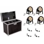 LED-spot EUROLITE 4C-7 Silent ohut 4x USB QuickDMX – kompakti 4-päinen DMX-valonheitin