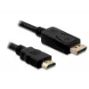 Displayport/HDMI-kaapeli DeLOCK 82586 1 m musta