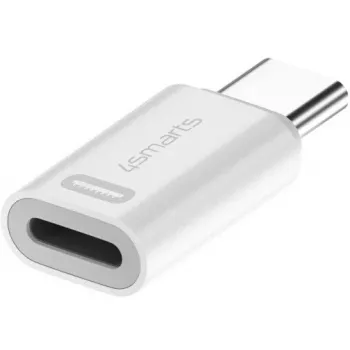 Kaapeliadapteri 4smarts 540711 Lightning USB-C valkoinen