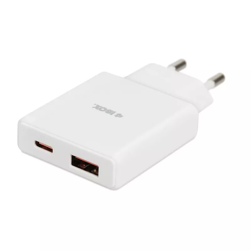 iBox ILUC43W -laturi mobiililaitteille yleismalli valkoinen AC sisäkäyttöön