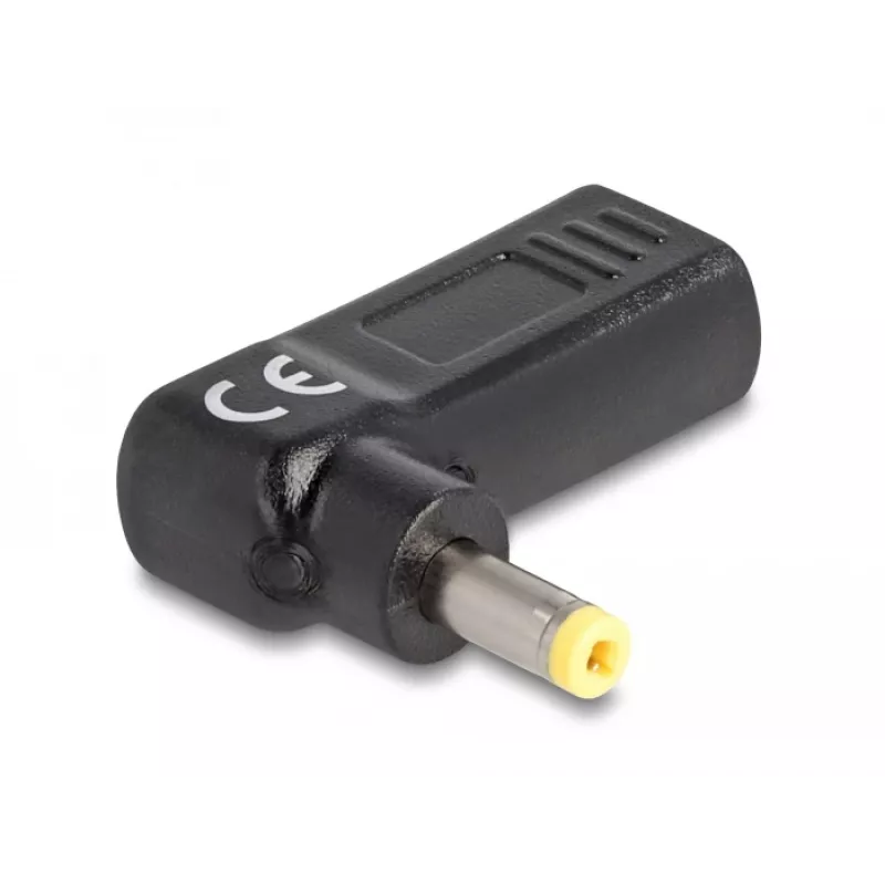 DeLOCK adapteri USB Type-C naaras - HP 4,8 x 1,7 mm uros 90° kulma