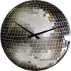 NeXtime kello 8801 Small Disco, Ø30 cm, seinäkello, hopea
