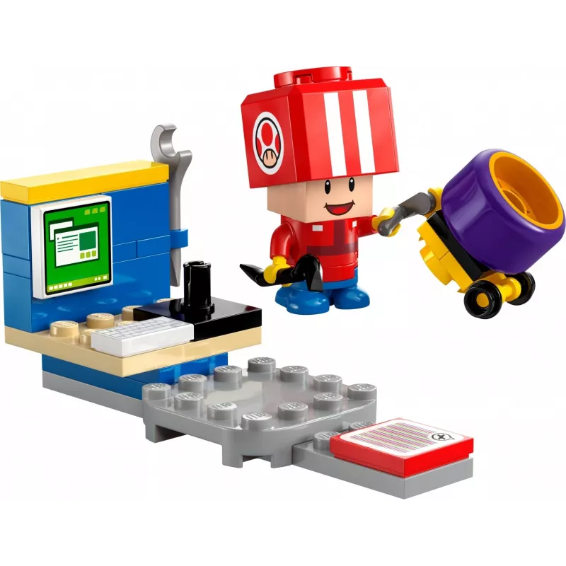 LEGO lelu Mario Kart Toad Pit Crew polybag 30702 pieni setti minihahmo lisävarusteet