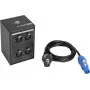 DMX-jakaja EUROLITE DMX Split 4 Mini 3-napainen, 4 lähtöä