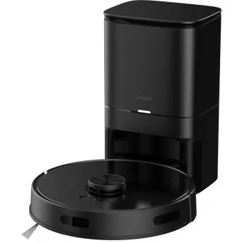 Hombli HBVR-0100 -robotti-imuri — pussiton 0,35 L, 3200 mAh, 90 min käyttöaika, 33 cm halkaisija, musta
