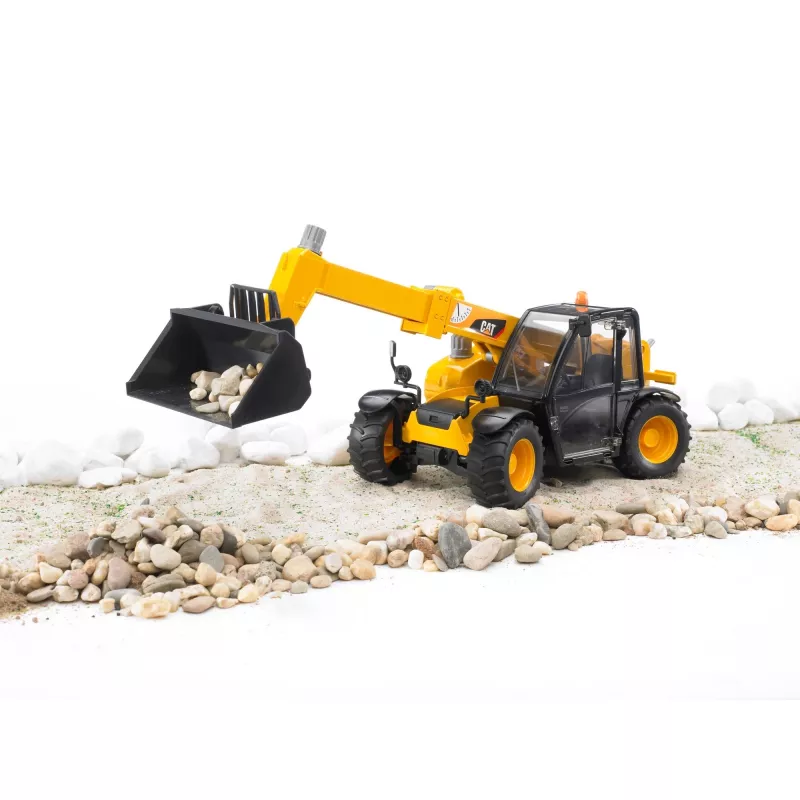 Bruder 02141 Caterpillar teleskooppikuormaaja muovi maatila rakennusajoneuvo lelu