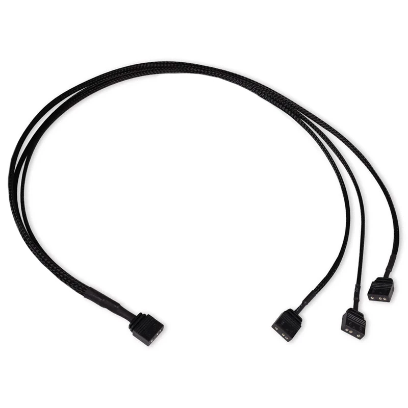 RGB-Y-haarakaapeli Alphacool 18707 5V musta 600mm