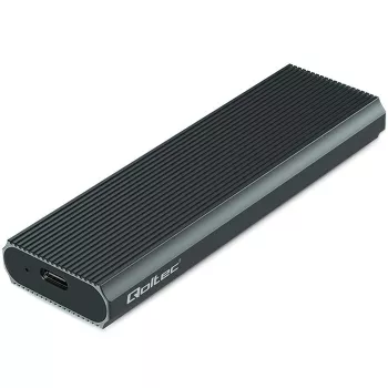 M.2 NVMe SSD-kotelo QOLTEC 52630 – USB 3.1 Gen2 10Gb/s, M.2 NVMe -asemille