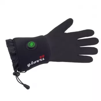 Glovii GLBXL lämmitettävät kosketusnäyttökäsineet, unisex, nylon/polyesteri, säädettävät kalvosimet, paristokäyttöinen