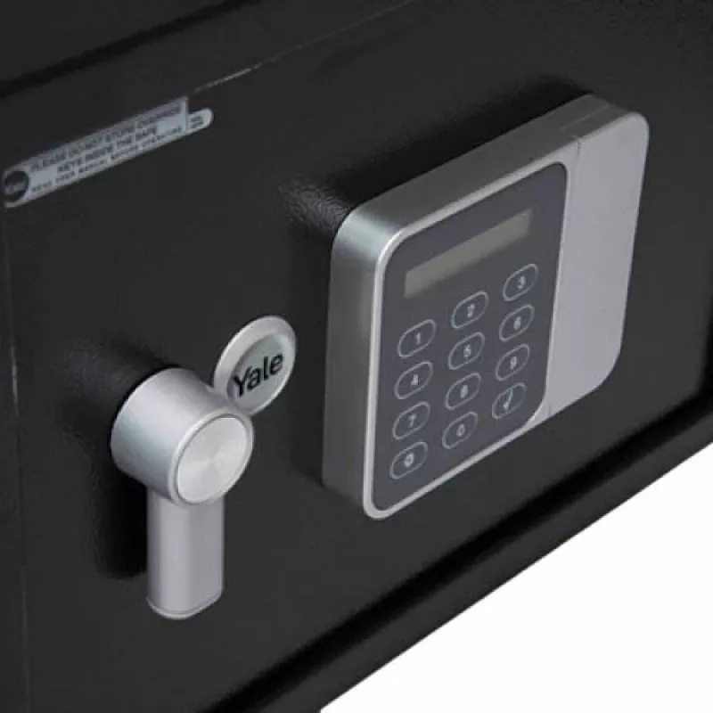 Vapaasti seisova turvakaappi Yale YSG/200/DB2 — teräs, numerolukko, 8,6 l, 310×200×200 mm, musta