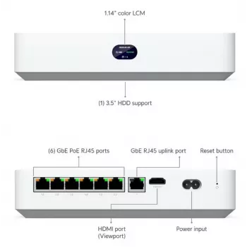 Ubiquiti UNVR-Instant-Kit videovalvontasarja johdollinen