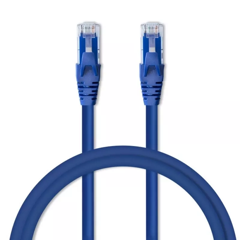Verkkokaapeli QOLTEC 54534 2xRJ45 UTP CAT6 5m musta
