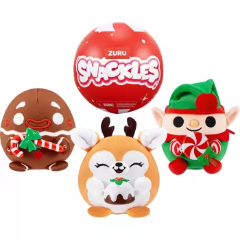 Zuru Snackles Christmas leluhahmo – yllätyskeräily sokkolaatikko, lajiteltu yksittäishahmo