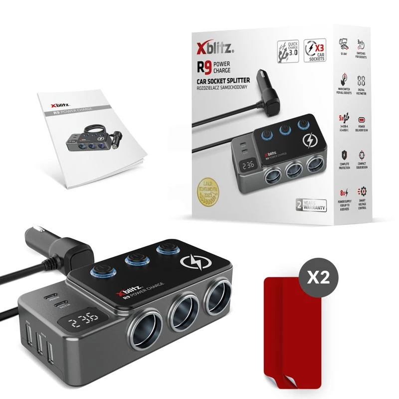 Xblitz R9 POWER CHARGE autolaturi