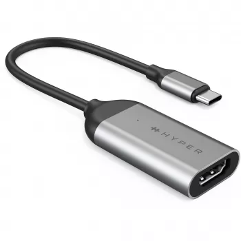 HYPER HD-H8K USB Type-C HDMI ruostumaton teräs