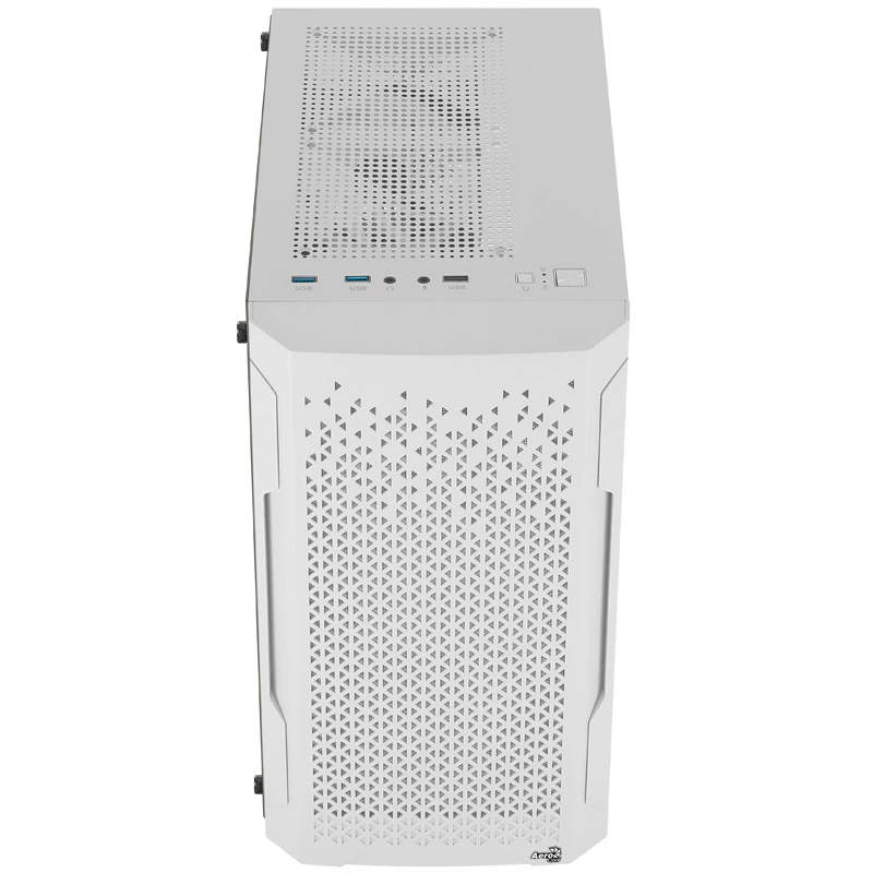 ATX AEROCOOL TRINITY MINI FRGB MICRO MINI TOWER -KOTELO LASIPANEELILLA (VALKOINEN)