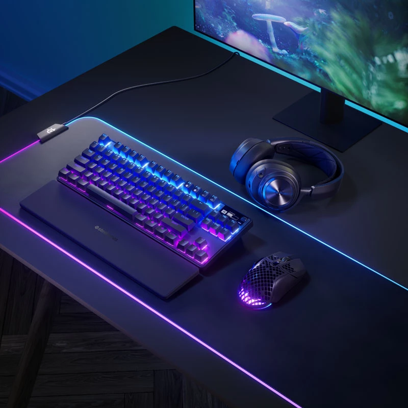 Steelseries Apex Pro TKL näppäimistö peli USB + RF Wireless + Bluetooth QWERTZ saksalainen musta