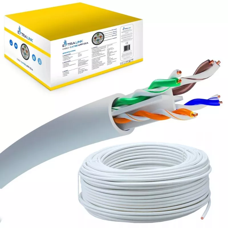 Twisted pair -kaapeli Extralink CAT6 UTP V2 Indoor 305M