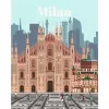 CreArt - Värikäs Milano, maalaus