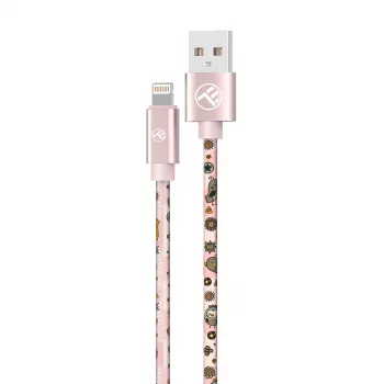 USB-Lightning-kaapeli Tellur TLL155621 3A 1 m — pinkki
