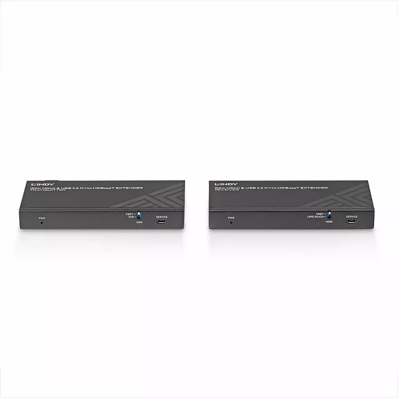 Lindy 150m Cat.6 HDMI 4K60, USB 2.0 ja IR HDBaseT KVM-jatko
