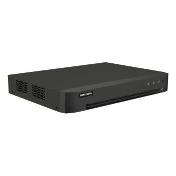 DVR Hikvision Pro Series 8-kanava 5 MP 1U H.265 AcuSense, 8 tuloa, Gigabit Ethernet, 12 TB HDD, 12 V, 24 W