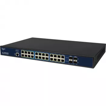ALLNET 24+4P PoE+ -kytkin ALL-SG8626PM — 24x 10/100/1000 + 4x uplink, PoE+
