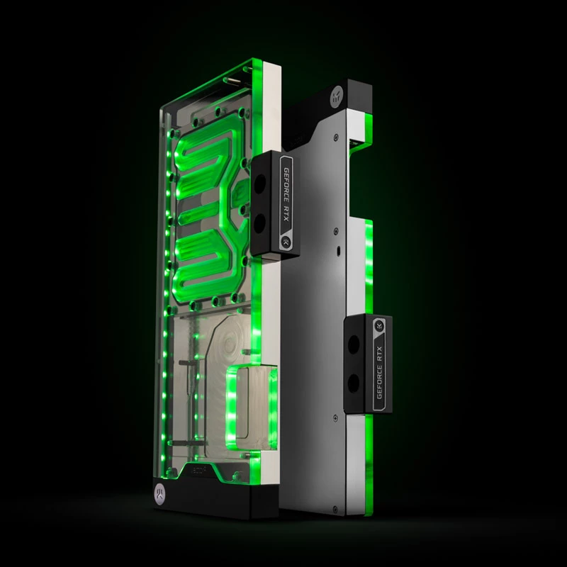 EK-Quantum Vector² FTW3 RTX 3080/90 takalevy (backplate), nikkeli