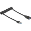 USB-kaapeli DeLOCK 90367 0,6 m USB A musta