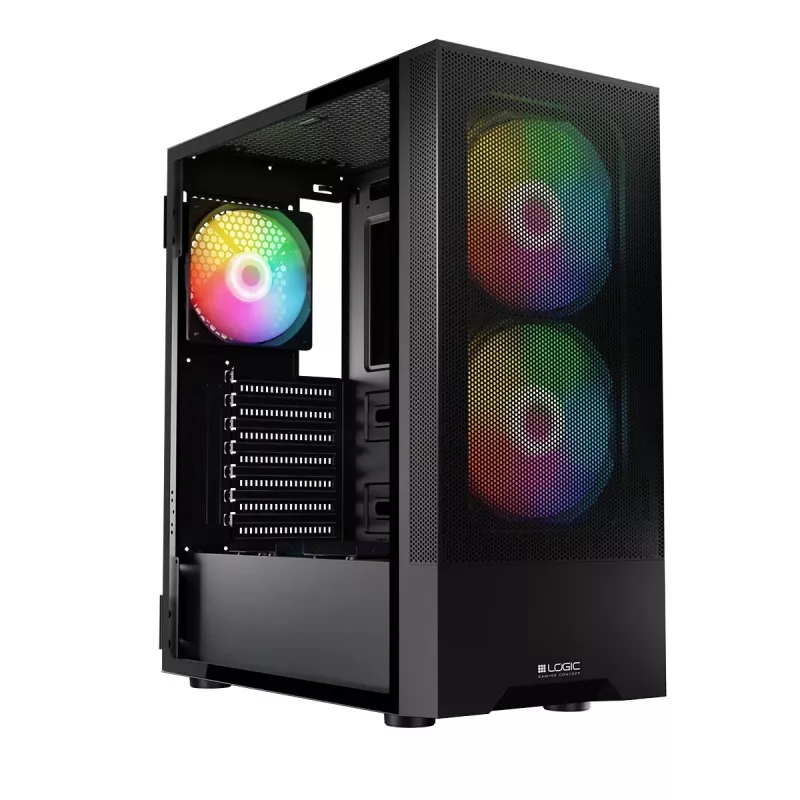 Logic ARYA ARGB MINIDI USB 3.0 kotelo musta