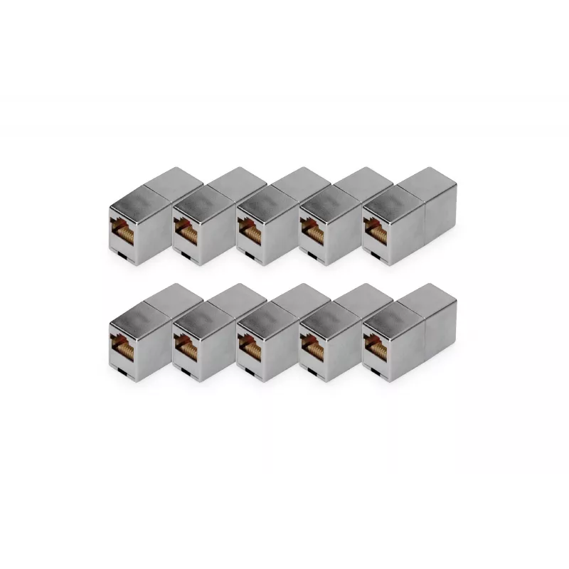 Digitus CAT 5e RJ45 modulaarinen liitin 10 kpl kullattu hopea