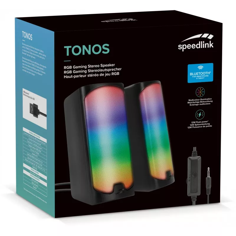 Kaiutin SPEEDLINK TONOS RGB 6 W