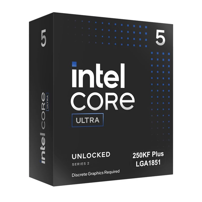 Intel Core Ultra 5 250KF Plus 18-ydin LGA1851 CPU, Box (BX80768250KF)