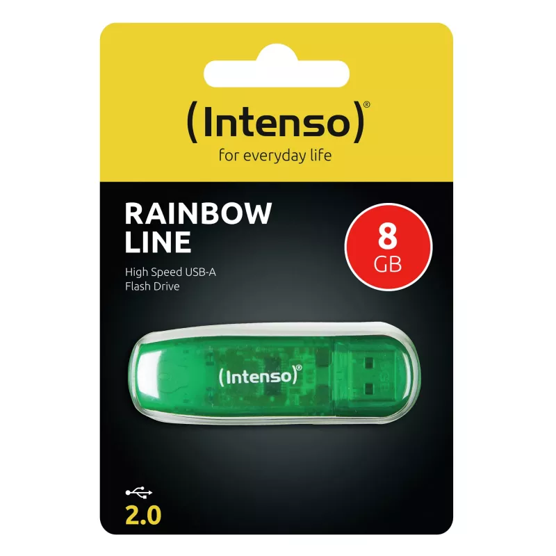 MUISTITIKKU USB2 8GB/VIHREÄ 3502460 INTENSO