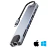 MEDIA-TECH USB-KESKITIN 8 IN 1 GIGA LAN HUB MT5046