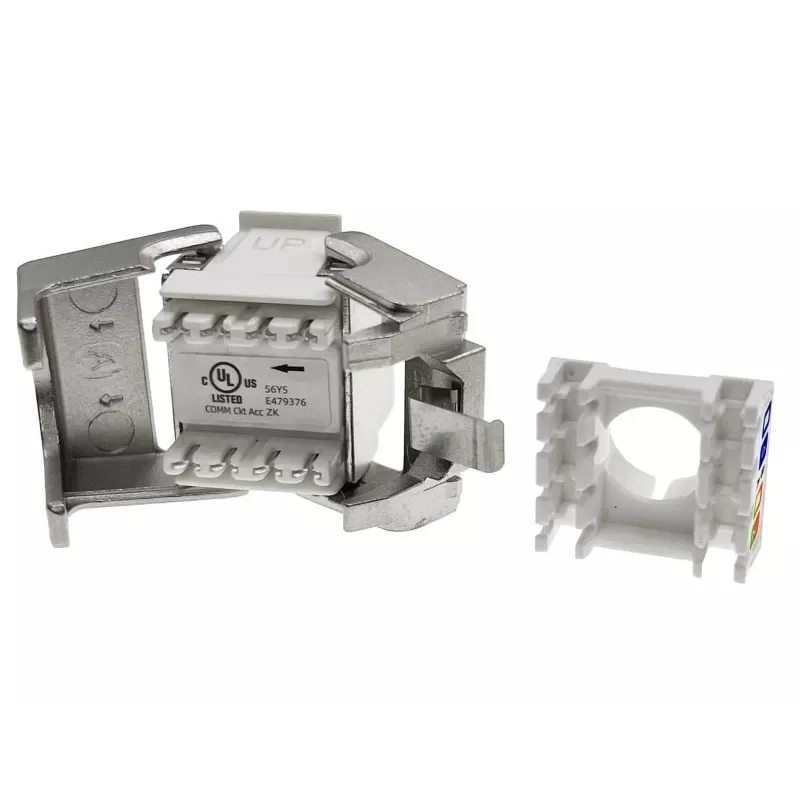 Alantec MB004-1 RJ45 työkaluton STP Cat.6 PoE+ -keystone-moduuli ALANTEC Plus - parannettu siirtoteho