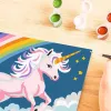 Maalaa numeroilla -sarja Ravensburger CreArt Rosa Einhorn maalaus