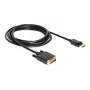 Delock kaapeli DisplayPort 1.1 uros > DVI 24+1 uros passiivinen 3 m musta (82592)