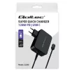 Qoltec PD 120W Turbo-pikalaturi | 5-28V | 3-4.5A | USB-C | musta