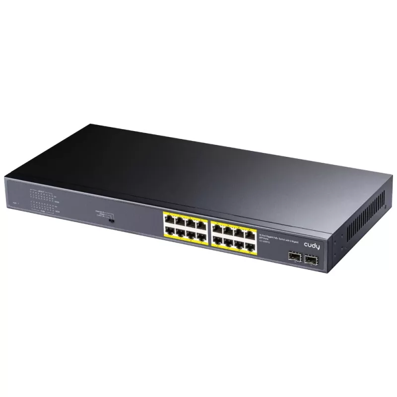 Cudy GS1020PS2 verkkokytkin Gigabit Ethernet 16 porttia PoE