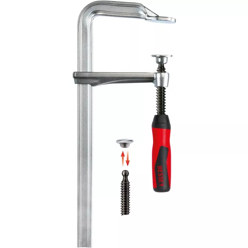 Bessey GZ16-2K - ruuvipuristin - muovi - teräs - 16 cm