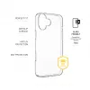 FIXED Story AntiUV takasuojus | Apple | iPhone 16 Plus | TPU | läpinäkyvä