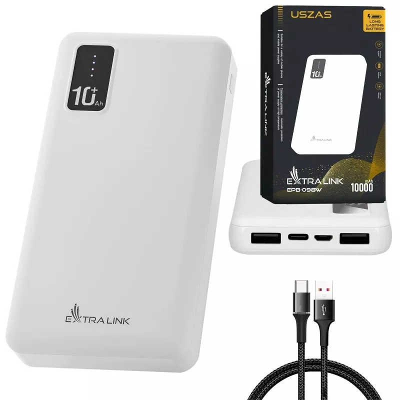 Kannettava varavirtalähde Extralink EPB-098W 10000mAh