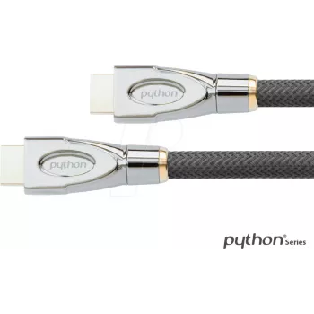 PYTHON GC-M0254 - 2 m - HDMI tyyppi A (standardi) - HDMI tyyppi A (standardi) - 48 Gbit/s - musta