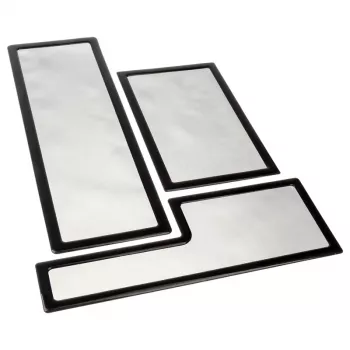Pölysuodatin DEMCiflex 0539 Enthoo Luxe -koteloon, musta, 3 kpl:n pakkaus