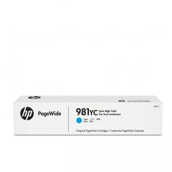 Mustekasetti HP 981YC Extra High Yield syaani L0R17YC 16000 sivua